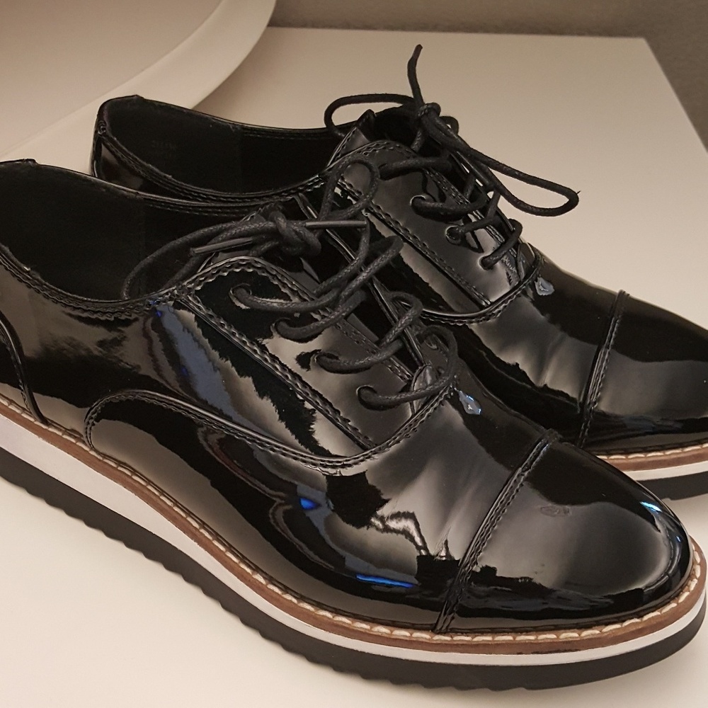 Sophie17 Black Oxfords